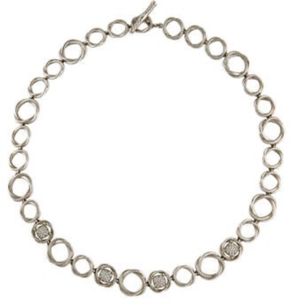 David Yurman Infinity Link Necklace with Diamonds